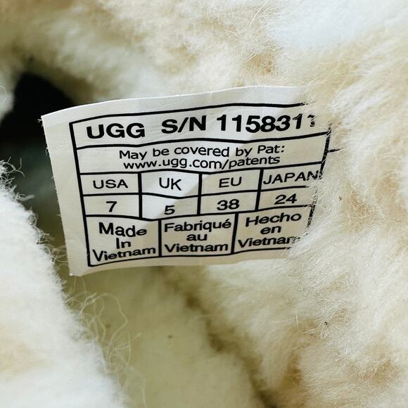 UGG Womens Classic Ultra Mini New Heights Chestnut Platform Boots 1158311 Size 7 - Picture 11 of 12